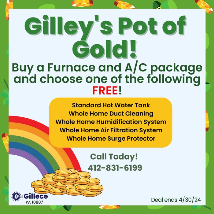 Gilley's pot of Gold offer